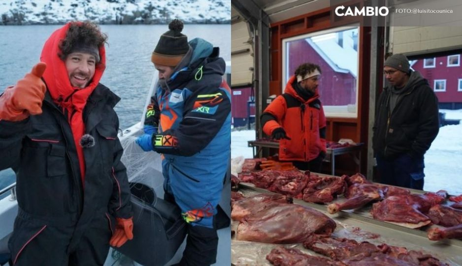 Luisito Comunica come carne de ballena durante viaje a Groenlandia: &quot;Está rarísimo esto&quot; (VIDEO)