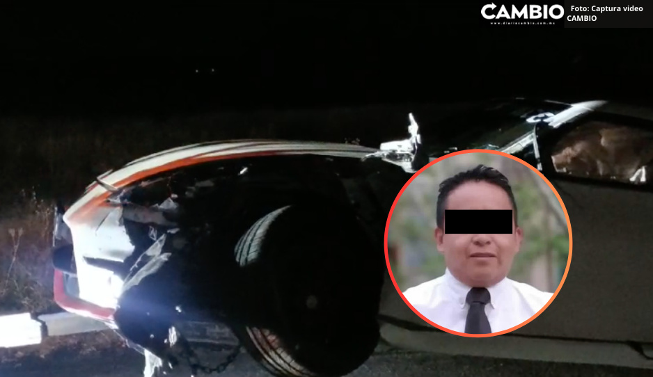 Alcalde de Tianguismanalco ebrio atropella y mata a motociclista (VIDEOS)
