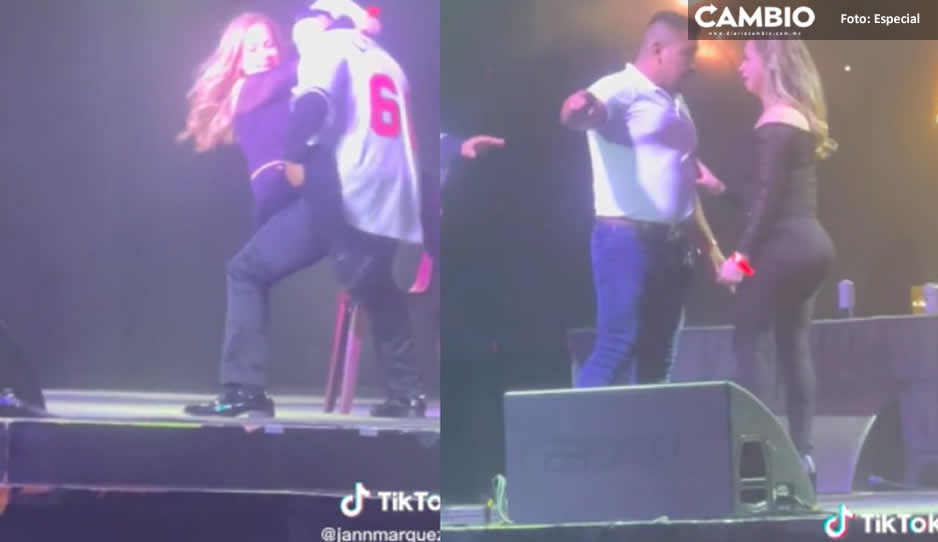 ¡Le ganaron los celos! En pleno show del payaso Brincos Dieras, hombre regaña a su pareja