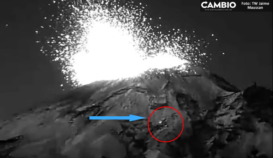 VIDEO: Captan OVNIS durante explosión en el volcán Popocatépetl