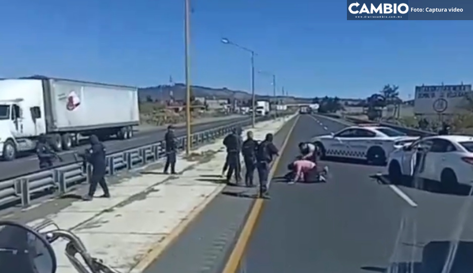 VIDEO: Así detuvieron a asaltantes que se hacían pasar por GN en la Orizaba-Puebla