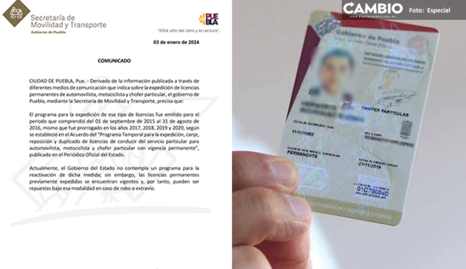 Licencia permanente no regresó: el trámite es reposición para los que ya la tenían