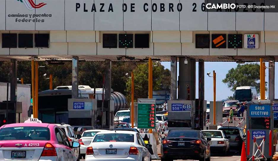 Estos son los nuevos costos de la caseta en autopistas México-Puebla y Tehuacán-Oaxaca