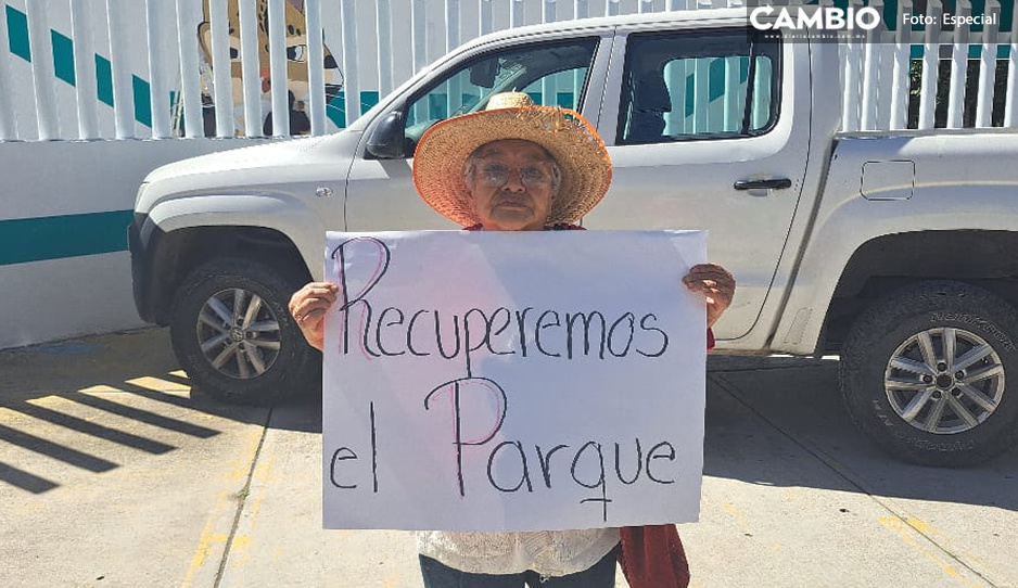 Vecinos de San Ramón protestan por &quot;despojo de su parque&quot;