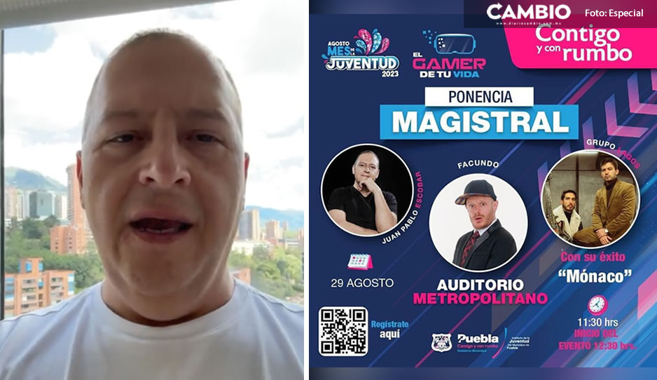 Sebastian Marroquín, hijo de Pablo Escobar dará conferencia en Puebla (VIDEO)