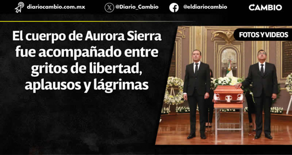 Despiden en el Congreso local a Aurora Sierra con homenaje luctuoso