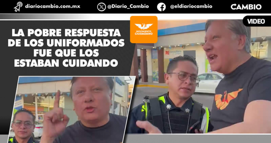 Policías de la SSC siguen y fotografían a caravana de MC: Fer Morales los confronta
