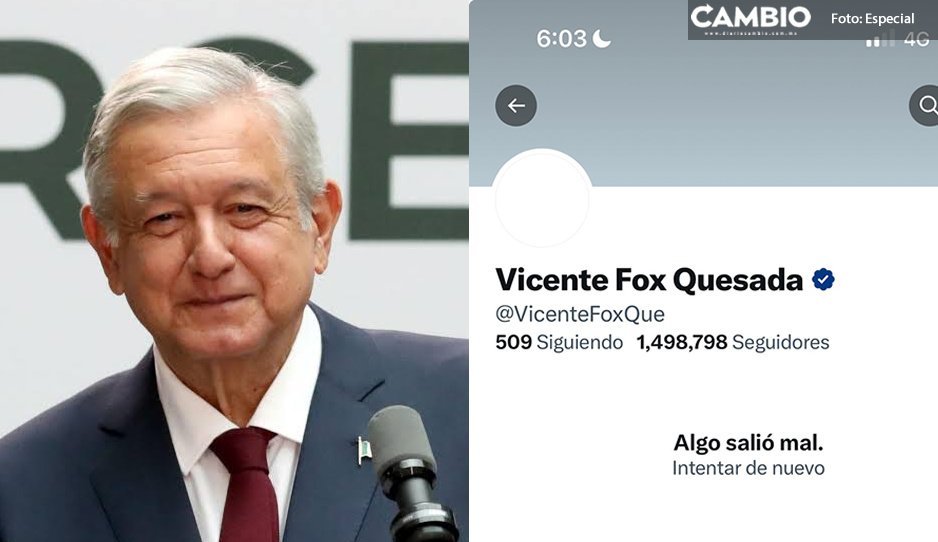 AMLO critica cierre de cuenta &quot;X&quot; de Vicente Fox: “Prohibido prohibir”