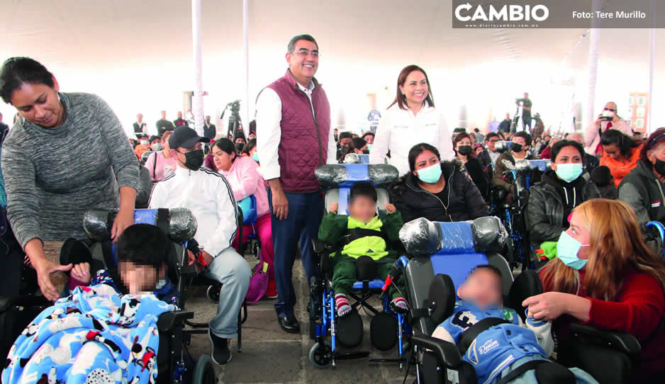 Gaby Bonilla encabeza entrega de 204 aparatos ortopédicos a personas con discapacidad (VIDEOS)