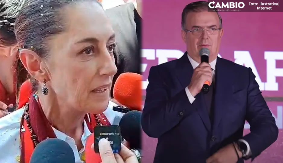 “Siempre voy a hablar bien de mis compañeros”: responde Sheinbaum tras declaraciones de Ebrard