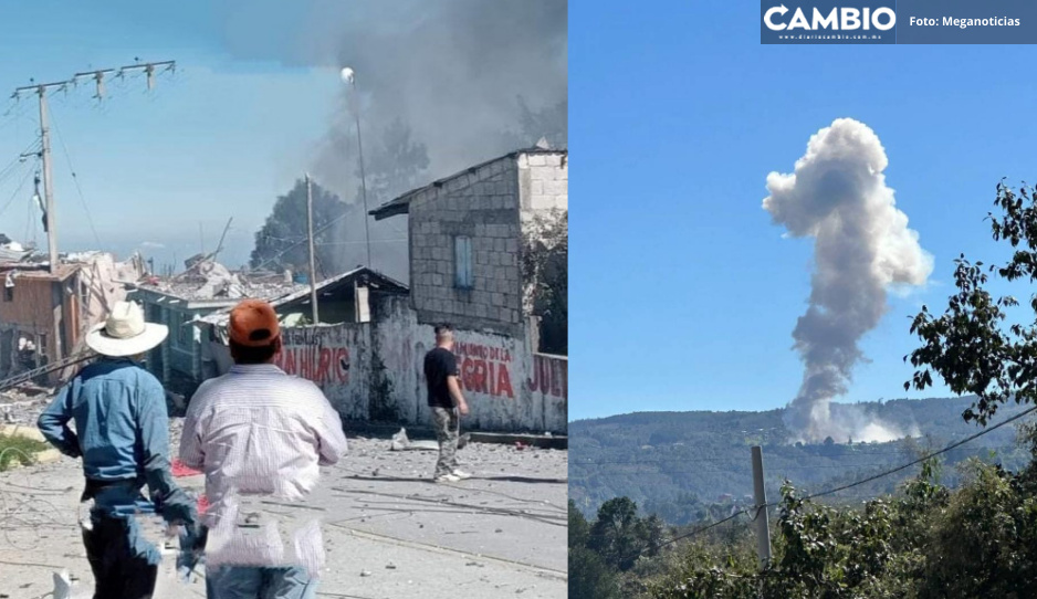 Corto circuito de camioneta provocó explosión de pirotecnia en Xiutetelco