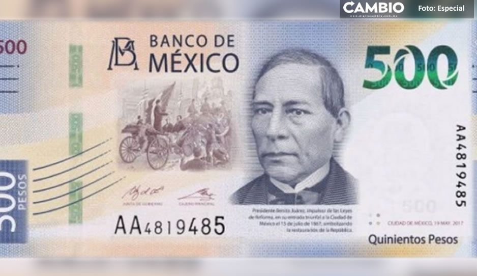 ¡No los gastes! Por esta razón el billete de 500 pesos vale un millón de pesos