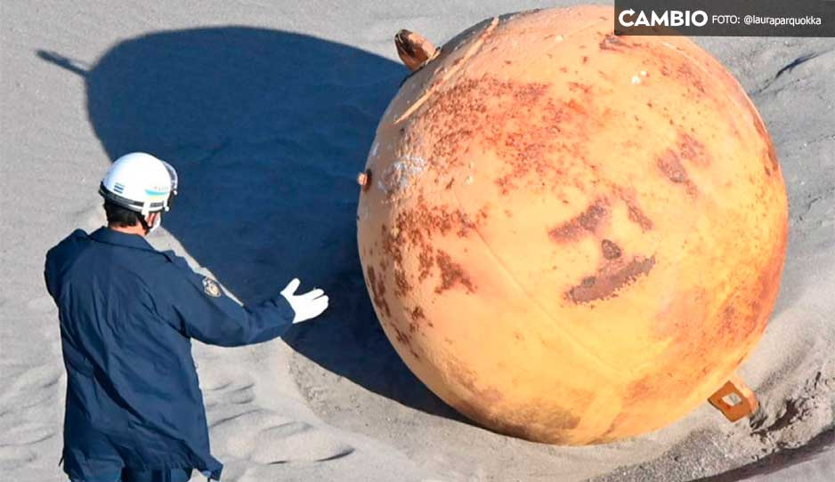 ¡No era un ovni! Resuelven el misterio de la bola metálica gigante encontrada en Japón (VIDEO)