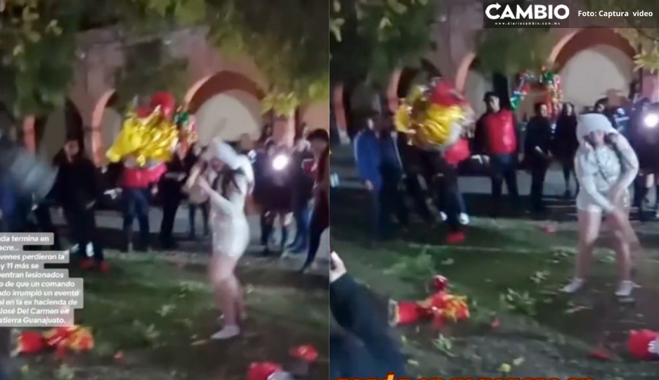 Víctimas rompieron piñata antes de masacre en posada de Guanajuato (VIDEO)