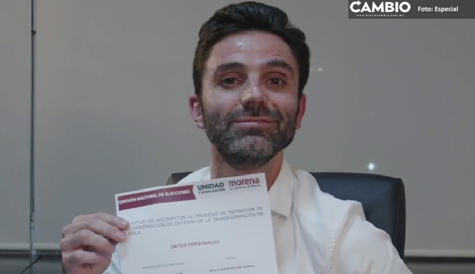 Rodrigo Abdala también se registra al proceso interno de Morena (VIDEO)