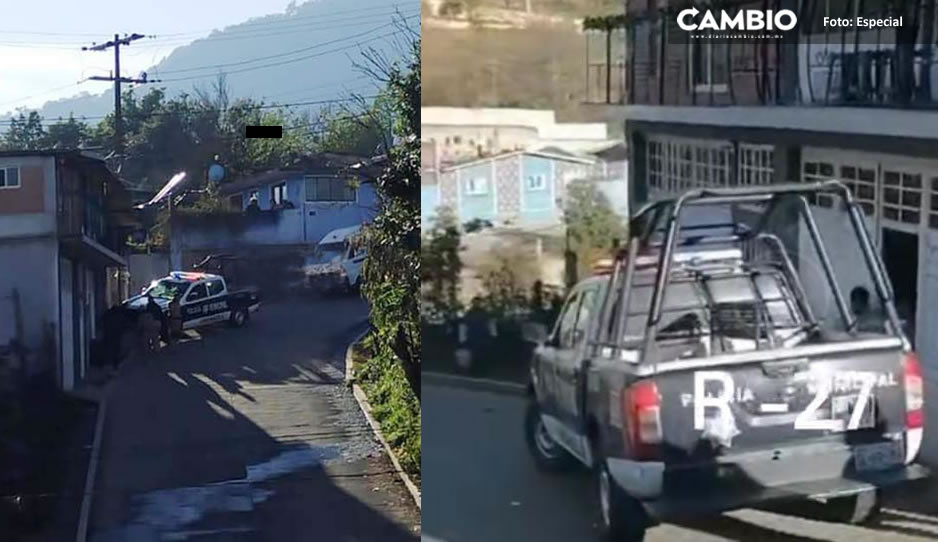 Patrulla se estrella contra casa en Chignautla