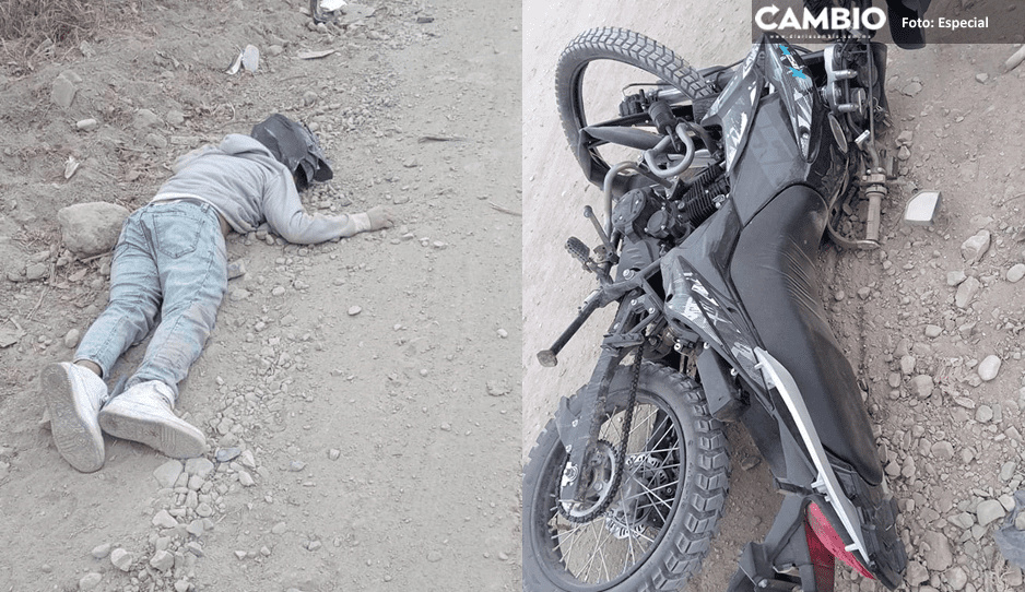 Motociclista cae a drenaje en Tehuacán; familiares exigen a Oosapat responsabilizarse