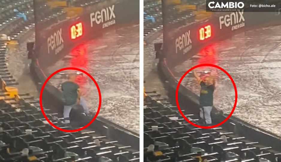 Tío Chino, el alma de la fiesta en el Estadio Hermanos Serdán de Pericos (VIDEO)