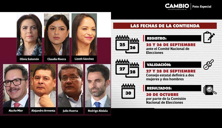 Estas son las fechas claves del proceso interno de Morena