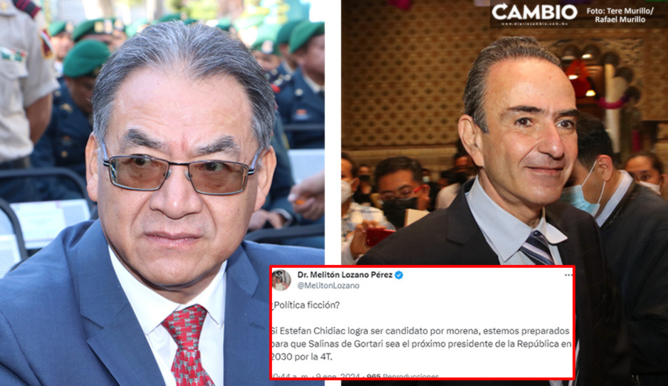 Melitón se lanza con todo: si Estefan es nuestro candidato, Salinas de Gortari será presidente por Morena en 2030