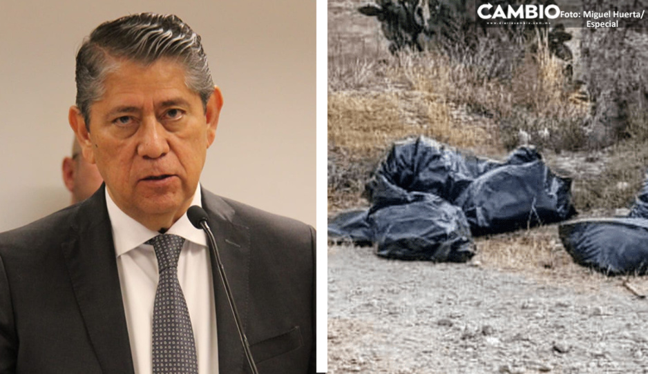 Desmembrados hallados en Cañada Morelos eran tres y familiares: Fiscalía (VIDEO)