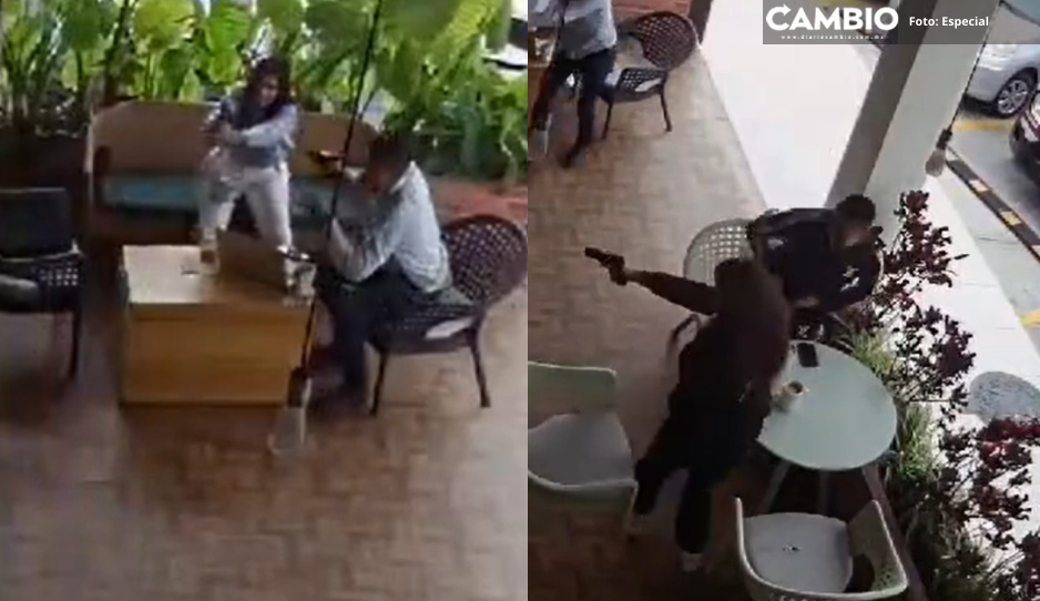 ¡Cobardes! Asesinan a balazos a subdirector de la Policía de Zapopan en una cafetería (VIDEO)