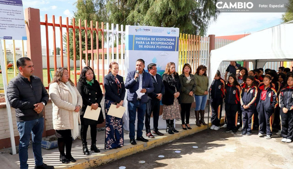 Ayuntamiento de San Pedro Cholula instala pozos de absorción en juntas auxiliares