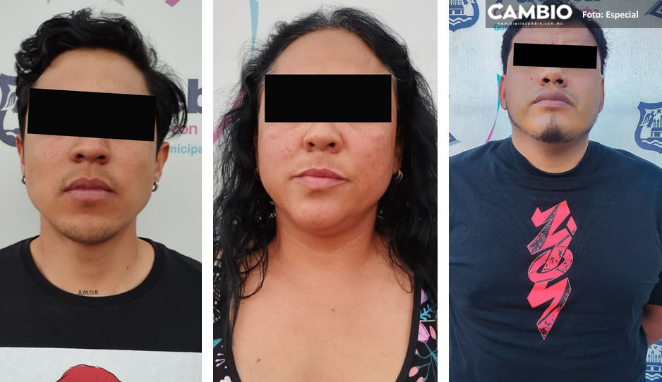 Detienen a integrantes de “Los Lampones”, banda dedicada al robo de casas y negocios en Puebla