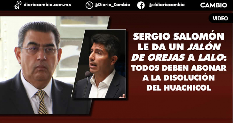 Sergio Salomón pide a Lalo Rivera y demás alcaldes abonar para que se evite el huachicol
