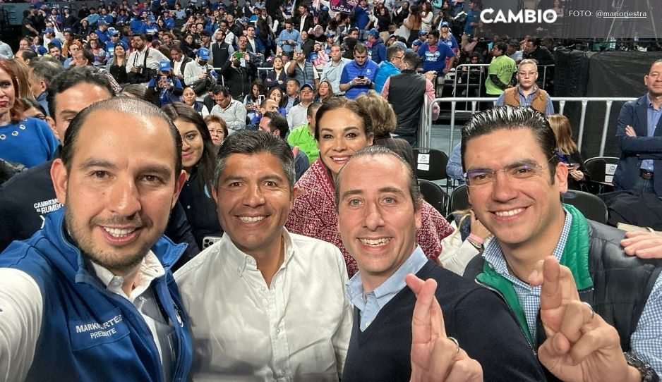 Asisten Lalo y Riestra al cierre de precampaña de Xóchitl Gálvez