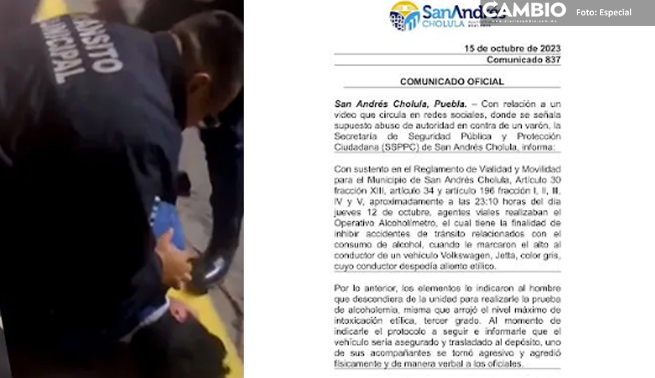 Ayuntamiento de San Andrés desmiente presunto abuso policial en contra de estudiante 