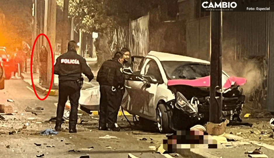 ¡Ay nanita! Captan a figura extraña cerca de fatal choque en Coyoacán