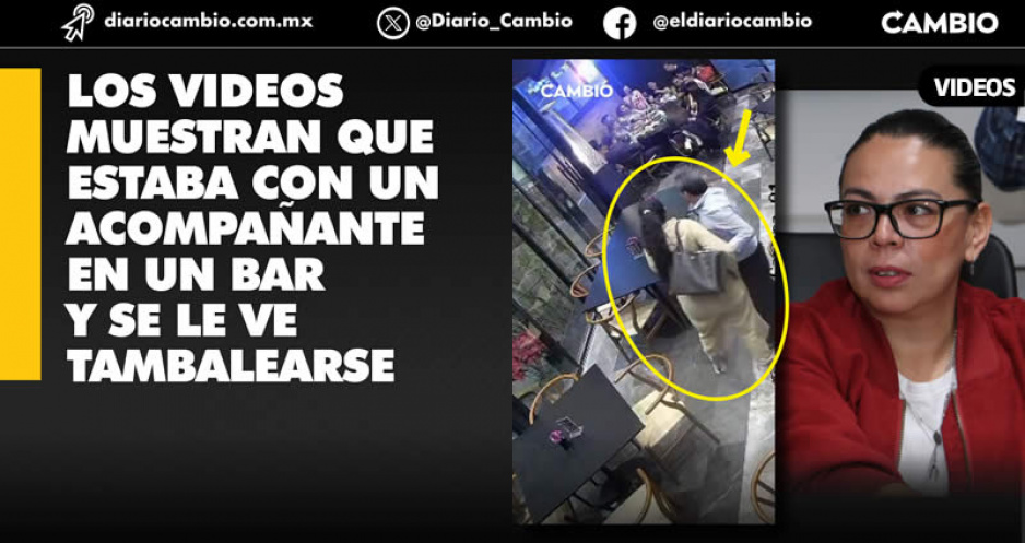 Nuevos VIDEOS demuestran que la diputada de Morena sí estaba en el bar: ya no podía ubicar ni la salida