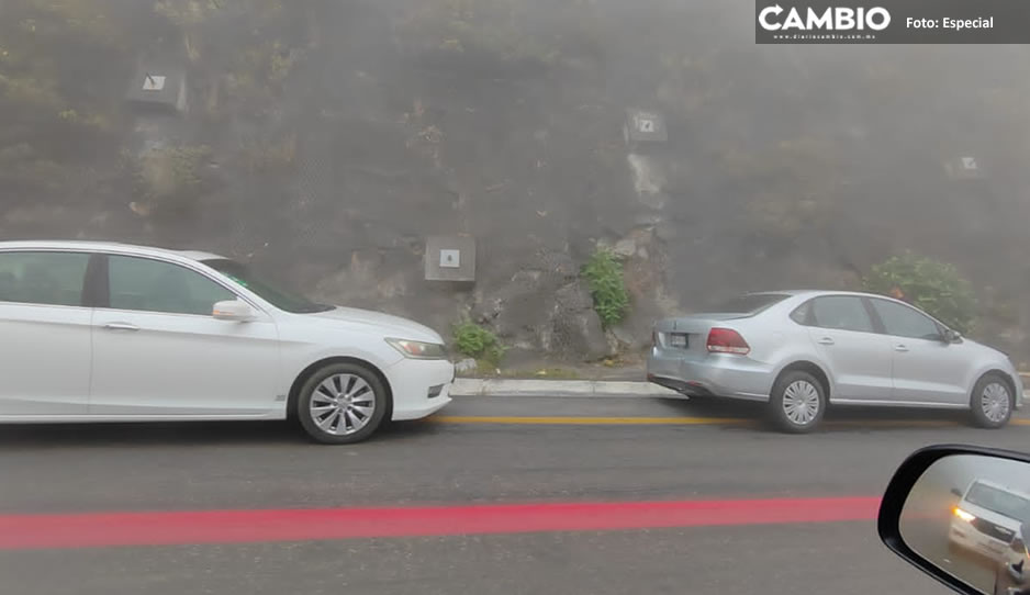Por densa neblina, se registran tres accidentes en la Puebla-Orizaba; hay cierre de circulación