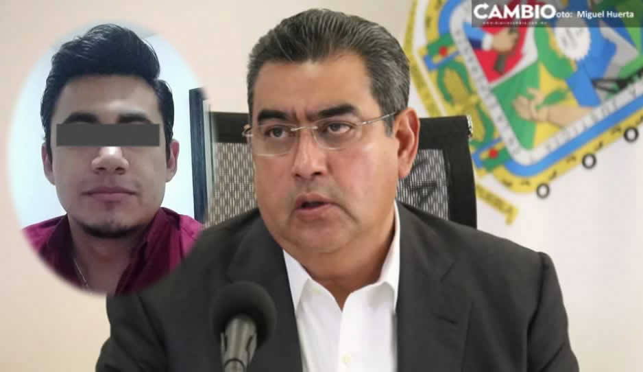 Sergio Salomón confirma detención del presunto feminicida de Alicia Esmeralda