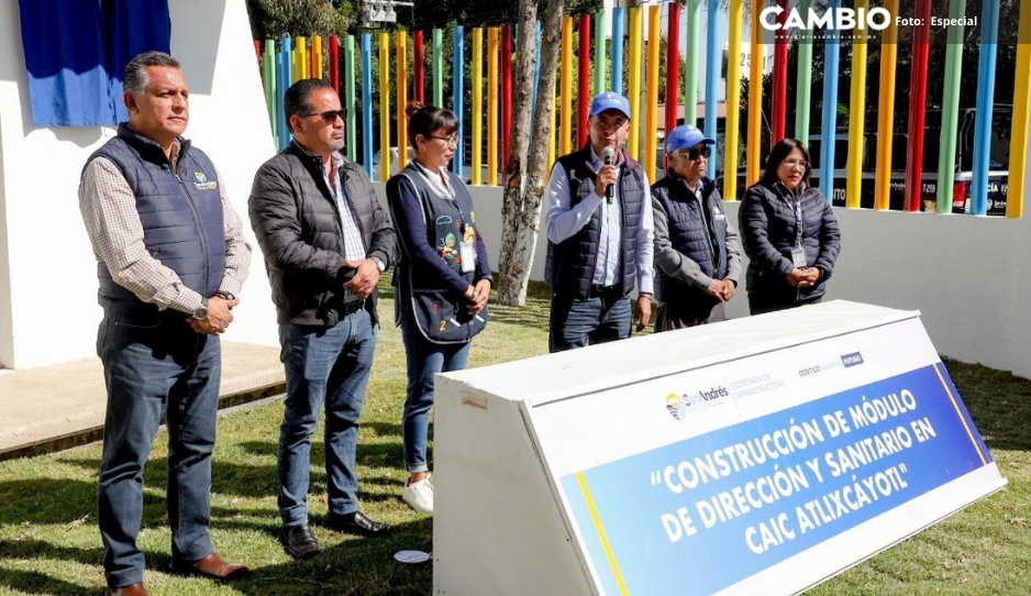 Entrega gobierno de Cholula remodelación de CAIC de la Reserva Atlixcáyotl  