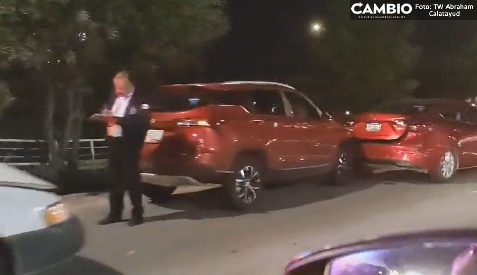 ¡Cuidado en la zona! Carambola provoca caos en Periférico Ecológico (VIDEO)