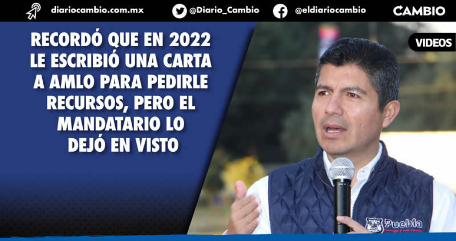 Lalo Rivera pide más lana a la federación: la BUAP tiene los mismos recursos que la ciudad