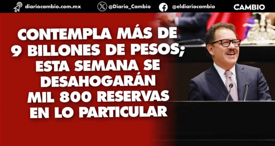 Este lunes se discute en lo general PEF 2024 y el jueves se vota en lo particular: Nacho Mier