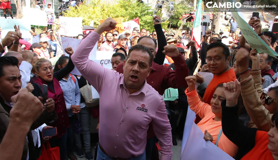 Se registra Alejandro Carvajal al proceso de Morena por la alcaldía de Puebla (VIDEO)