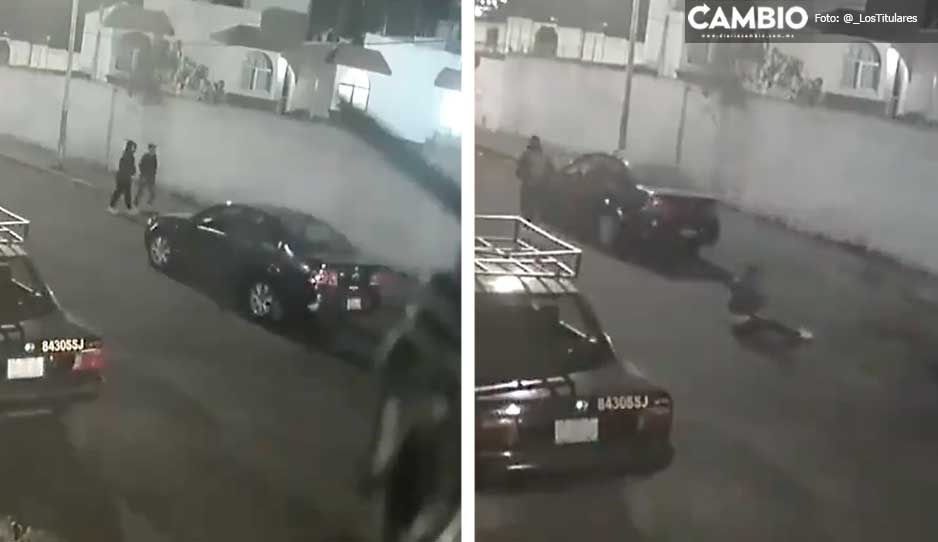 VIDEO: En minutos roban auto con lujo de violencia en la 2 Norte