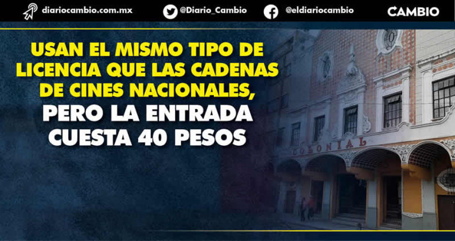 Desconoce director de Normatividad cuántos cines para adultos operan en Puebla, sólo sabe de cuatro