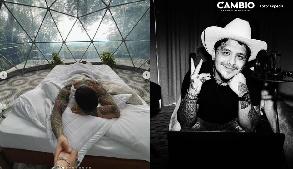 &iexcl;Una raya m&aacute;s al tigre! Christian Nodal presume tatuaje que cubre toda su espalda (FOTOS)