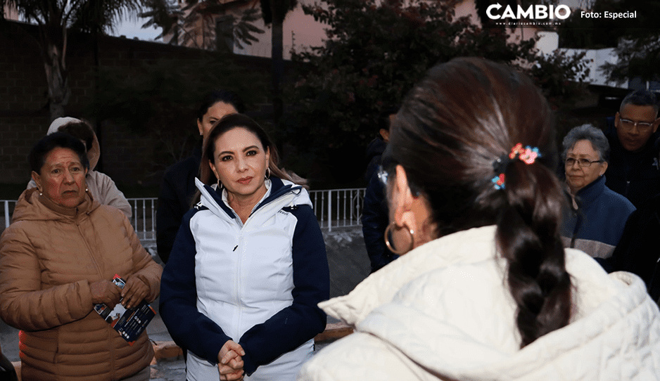 Paola Angon responde a peticiones con la pavimentación de la 38 Ote