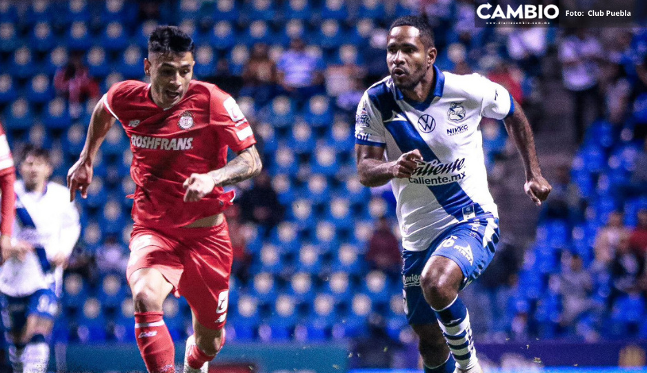 Club Puebla no pudo con Toluca y empata 1-1 en el Cuauhtémoc