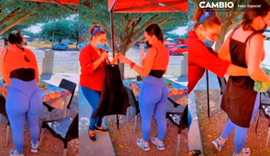 Puesto de barbacoa en Colima se vuelve la sensaci&oacute;n gracias a su mesera (VIDEO)