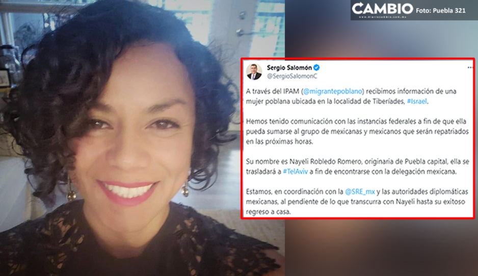La poblana Nayeli Robledo está atrapada en Israel; buscan repatriación