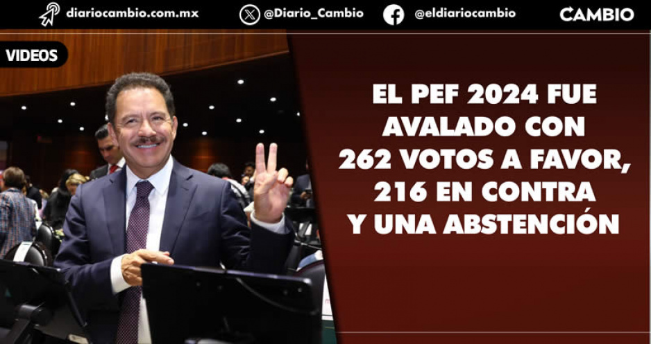 Nacho Mier lidera aprobación del PEF 2024 en la Cámara de Diputados