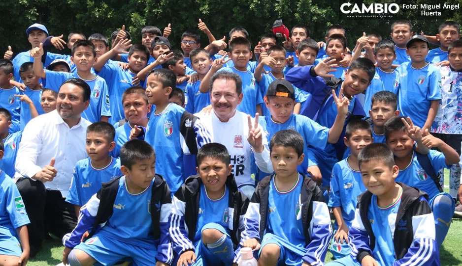 Nacho Mier inaugura torneo infantil en Tehuac&aacute;n y se compromete a apoyar el deporte (VIDEO)