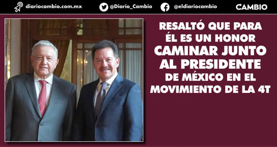 Nacho Mier se re&uacute;ne con AMLO para dialogar sobre la agenda legislativa y celebra que pueda acompa&ntilde;arlo en la 4T